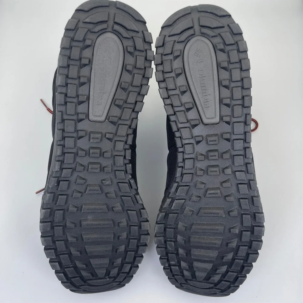 Columbia Waterproof Hiking Boots Mens 15 Black Mid Trail Shoes BM2806-010 NWT